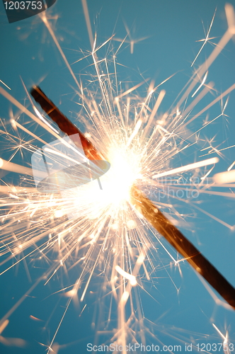 Image of abstract sparkler background