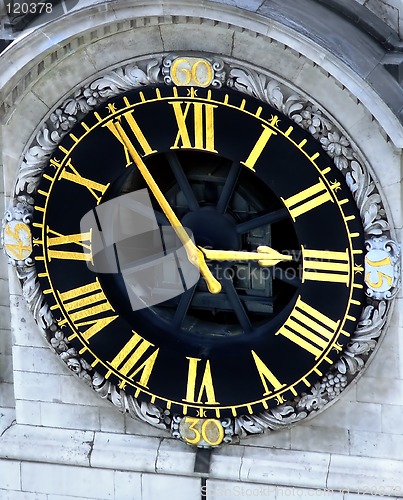 Image of Big gold clock