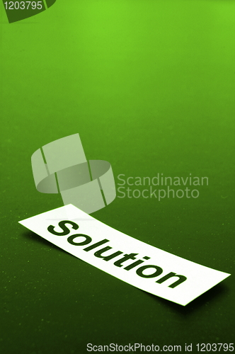 Image of business solution