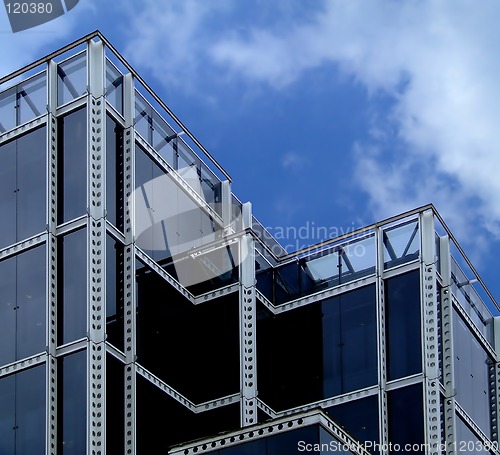 Image of Black glass building