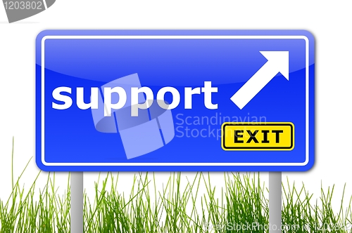 Image of support sign