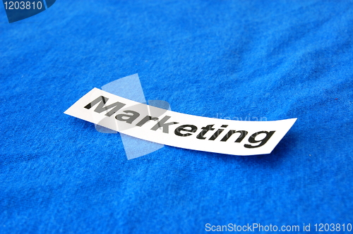 Image of marketing concept
