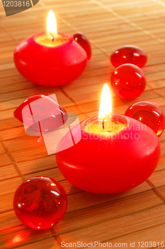 Image of romantic candle light