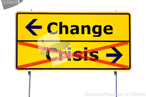 Image of change and crisis