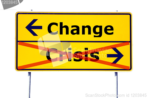 Image of change and crisis