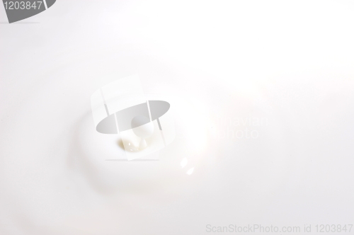 Image of milk drop