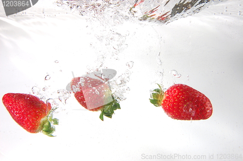 Image of strawberry splash