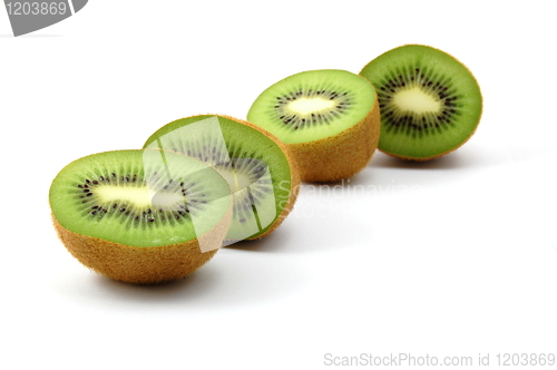 Image of kiwi fruit isolated on white background