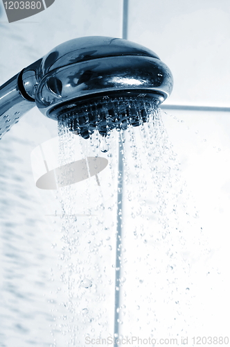 Image of shower and water