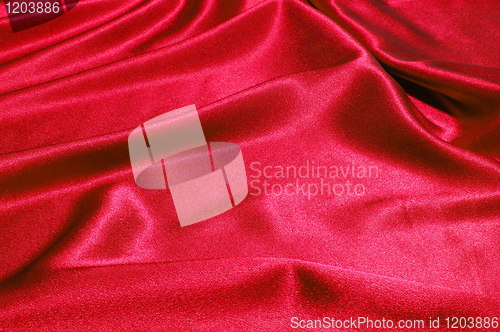 Image of red satin background