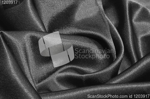 Image of black satin background