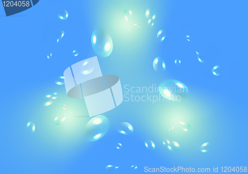 Image of abstract air bubbles background