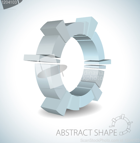 Image of Abstract 3D shape