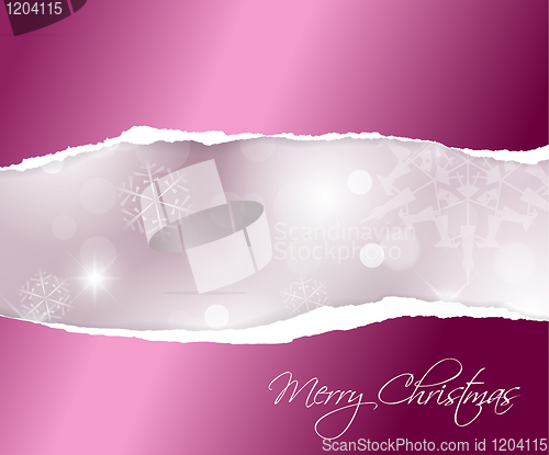 Image of Vector Christmas purple  background