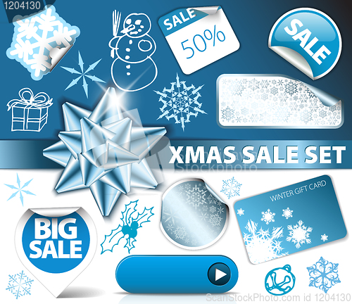 Image of Set of Christmas discount elements