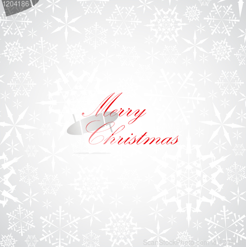 Image of Christmas card with red text