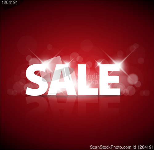 Image of Big red sale advertisement