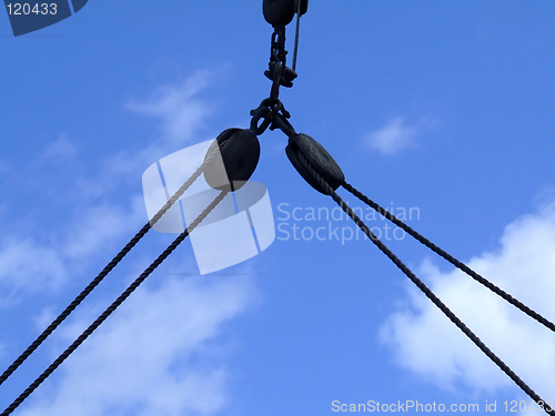 Image of Pulley ropes