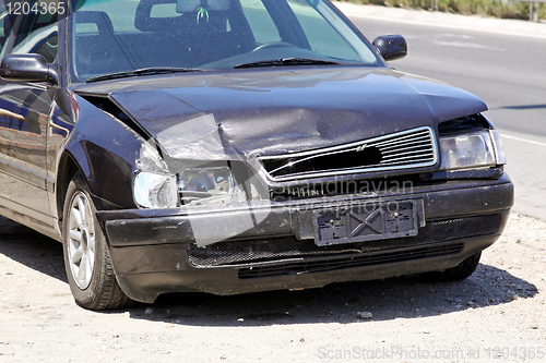 Image of Front accident