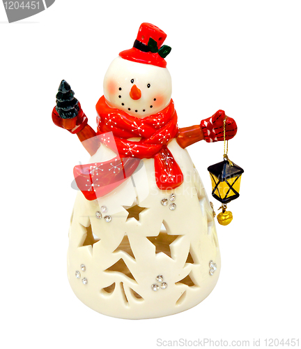 Image of Snowman lantern