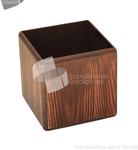 Image of Wooden pencil cup