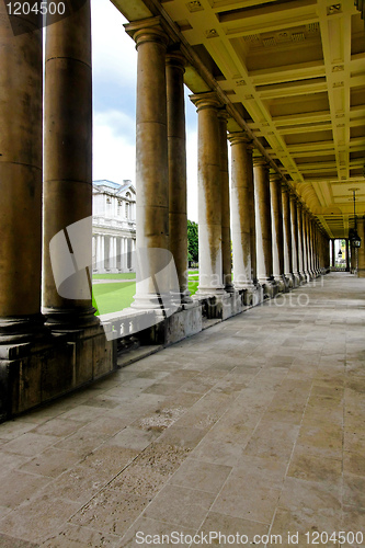 Image of Columns corridor