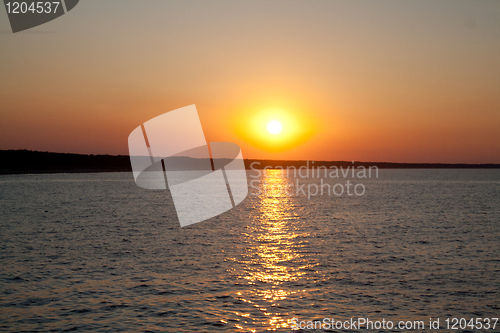 Image of sunset at Usedom