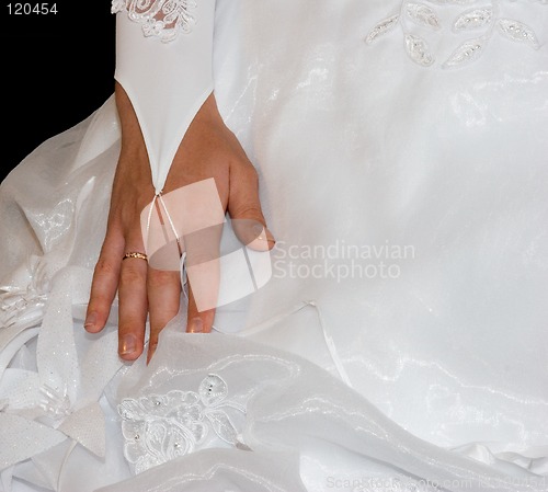 Image of Bride hand