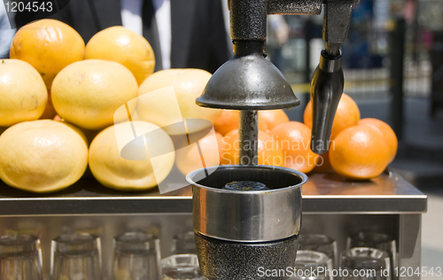 Image of metal juice press machine Istanbul Turkey