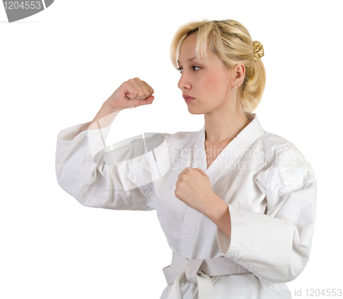 Image of Karate girl.