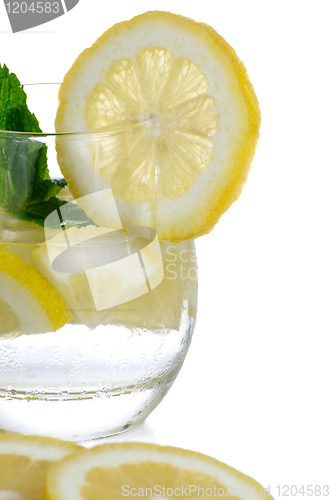 Image of Glass of fresh cool tonic