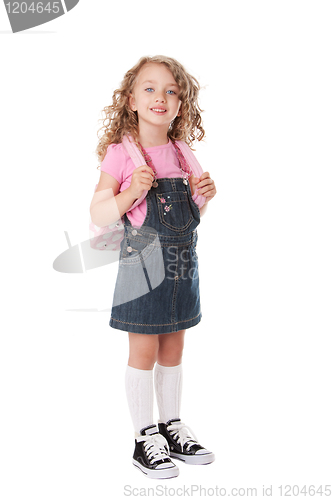 Image of Happy school girl