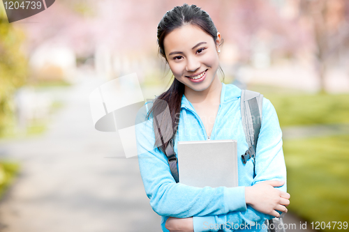 Image of Asian college student