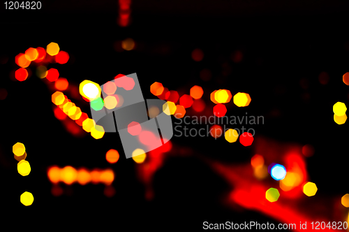 Image of Out of focus lights 