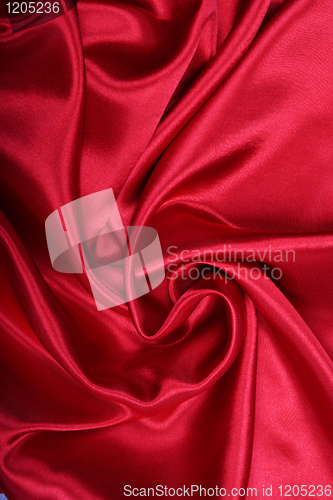 Image of Smooth elegant red silk as background 