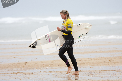 Image of Attractive fair surfer