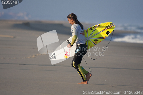 Image of Attractive surfer