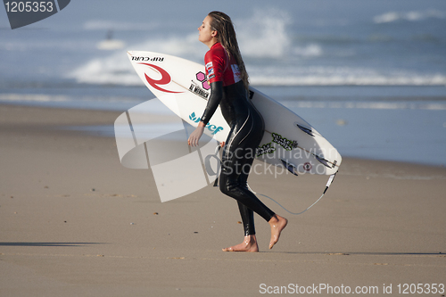 Image of Attractive surfer