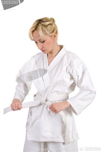 Image of Karate girl.