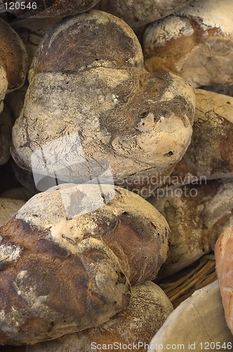 Image of Fresh crusty white bread