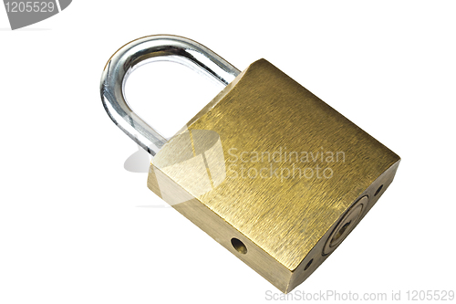 Image of Padlock isolated on white