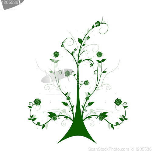 Image of Art floral tree
