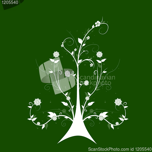 Image of Art floral tree