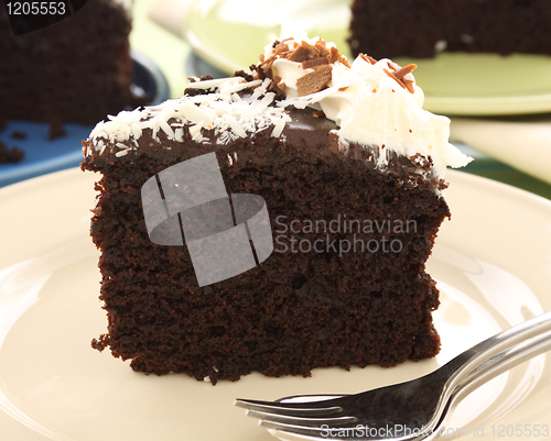 Image of Slice Of Chocolate Cake