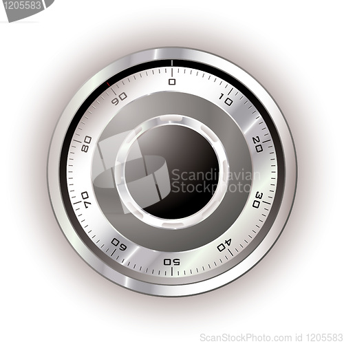 Image of Safe dial white