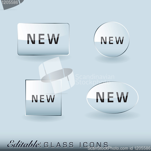 Image of Glass icon collection