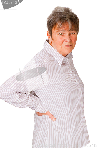 Image of Senior woman feeling unwell