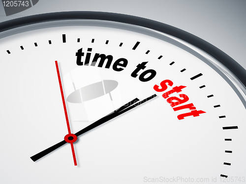Image of time to start