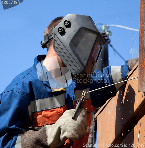 Image of Welder during operation