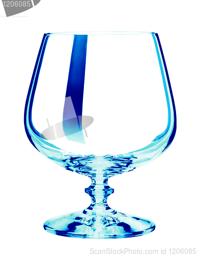 Image of glass goblet, isolated.